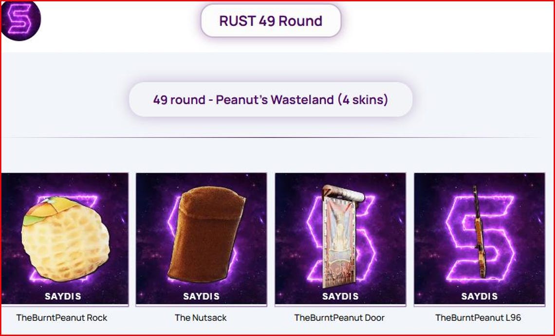 RUST - Twitch Drop 48-49-50 ROUND - 24 SKINS Steam Only - Etsy
