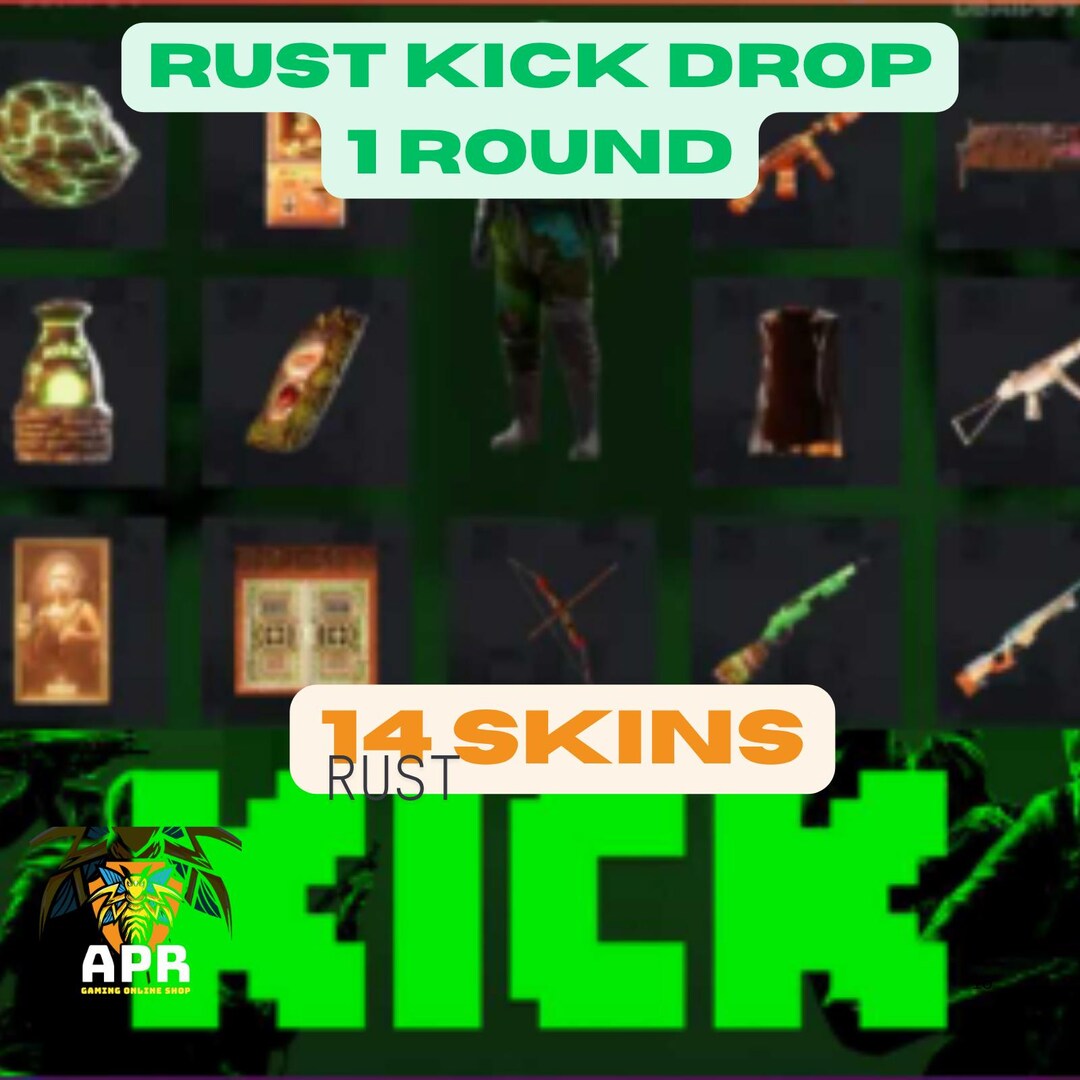 RUST - Twitch Drop 1 ROUND - 14 SKINS Steam Only - Etsy