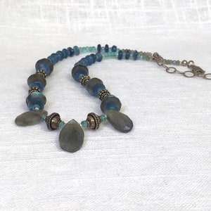 Street lamp Labradorite Necklace image 1