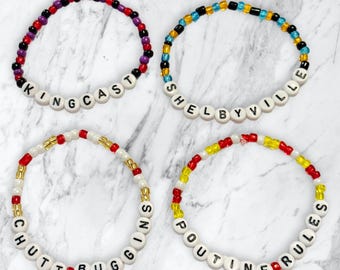 Kingcast Podcast Inspired Beaded Bracelet: Stephen King Horror Jewelry