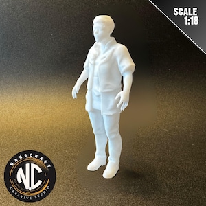 Miniature Figure 1:18 Scale Cliff the Climber Scale Model Diorama by Nagscraft