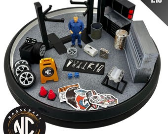 ジオラマ用水道管 1:18～1:24スケール ガレージ・ワークショップ用