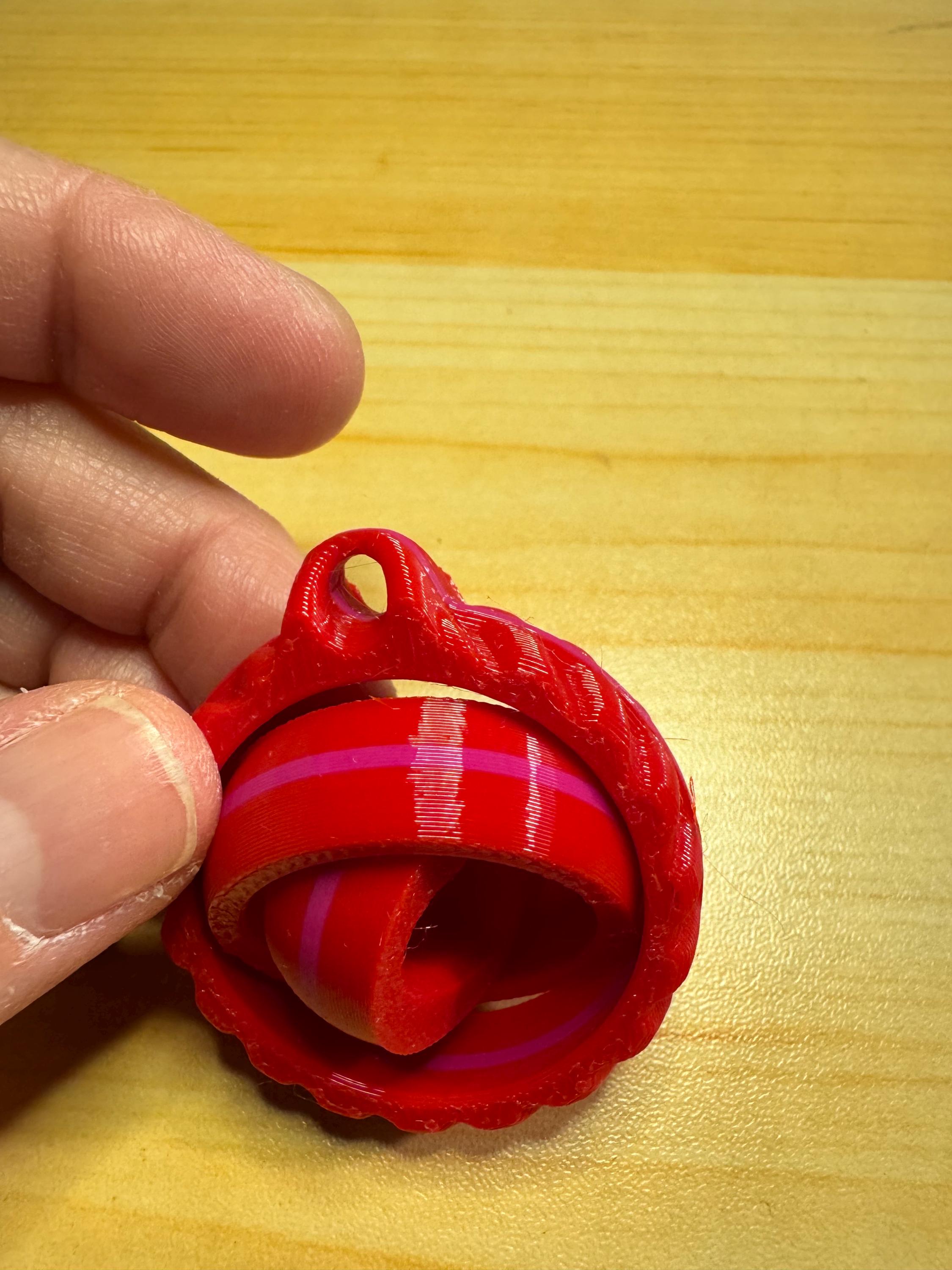 Gyroscopic Keychain 3d Printed Fidget Gyroscopic Keychain - Etsy