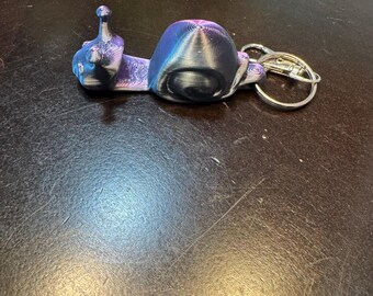 3D printed phone holder keychain-snail