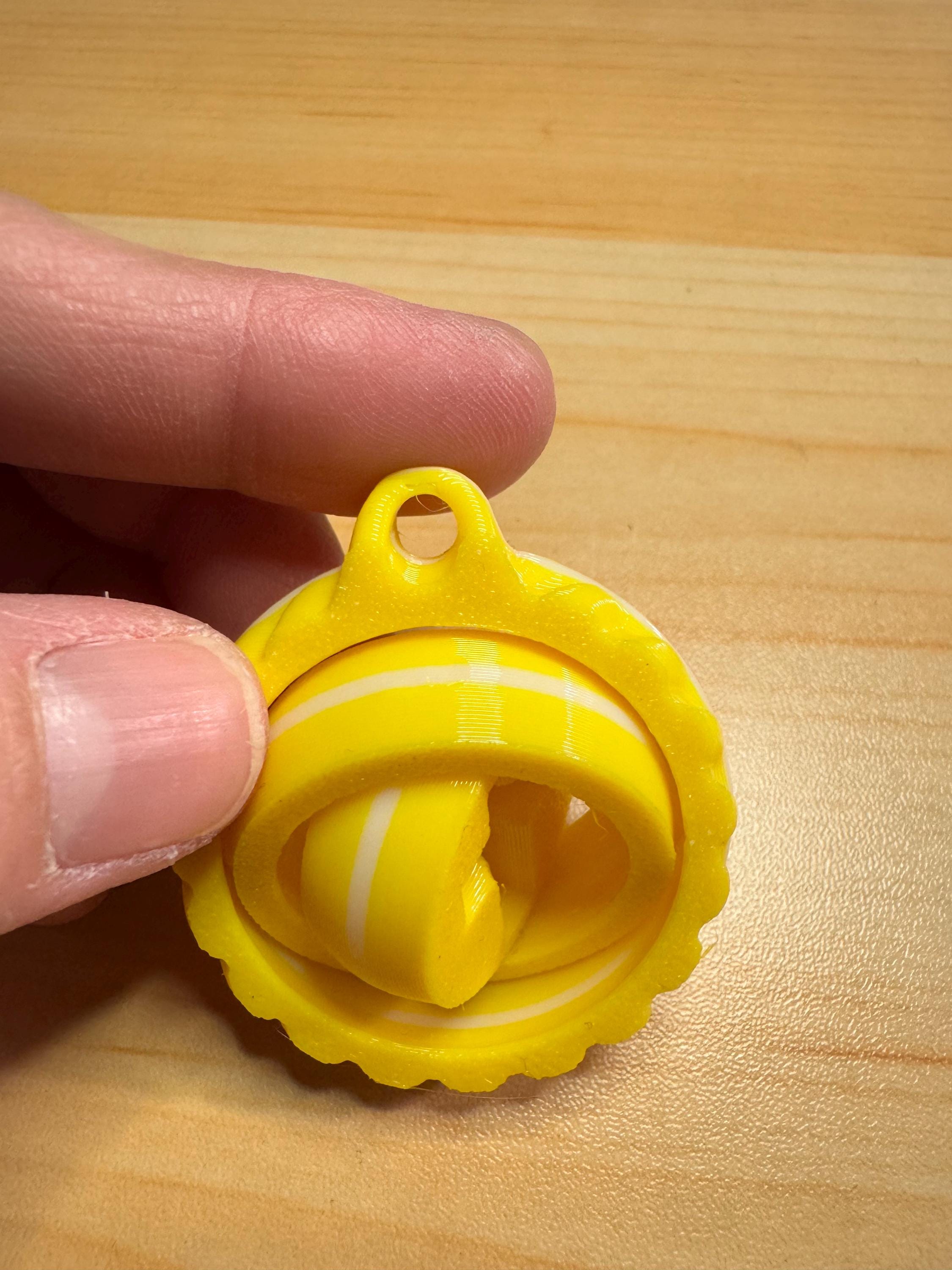 Gyroscopic Keychain 3d Printed Fidget Gyroscopic Keychain - Etsy