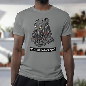 Predator Movie T-Shirt for Men – Sci-Fi Action Graphic Tee | 80s Movie Quote Shirt | Gildan 5000 Cotton | Retro Alien Hunter Design