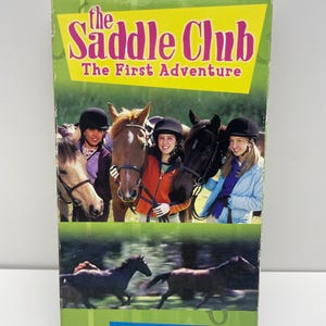 The Saddle Club The First Adventure VHS Tape Movies Nostalgic Vintage