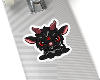 Baby Baphomet - Adesivo in vinile lucido con fustellatura, decalcomanie occulte