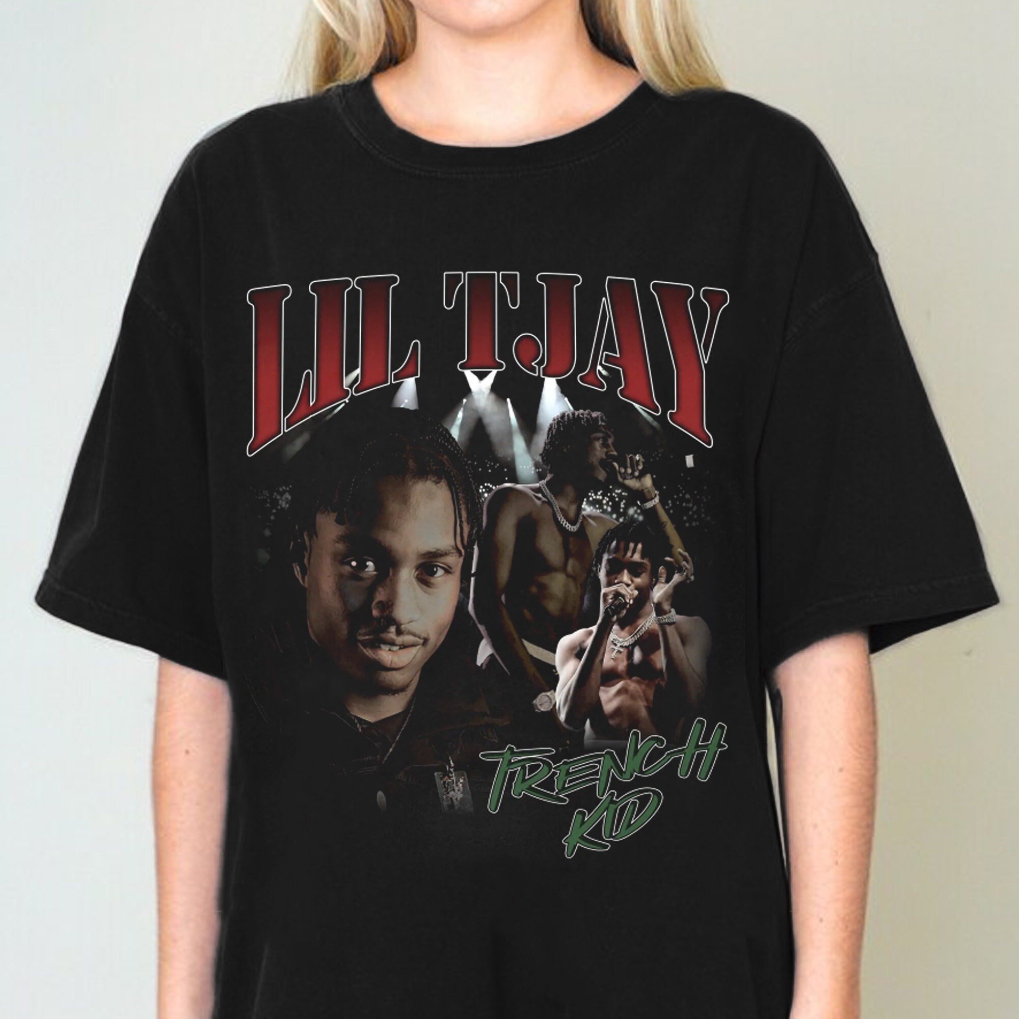 Lil Tjay Vintage x Bootleg Style Rap T-shirt