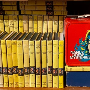 Nancy Drew Books by Carolyn Keene Yellow Matte With Black on White Endpapers - Lots to Choose From
