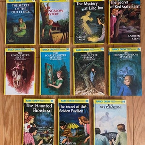 Nancy Drew Hardy Boys Books: Newer, Glossy Flashlight Hardcovers Paperbacks Cameo, Ex-Library Lots to Choose From image 2
