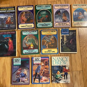 Nancy Drew Hardy Boys Books: Newer, Glossy Flashlight Hardcovers Paperbacks Cameo, Ex-Library Lots to Choose From image 6