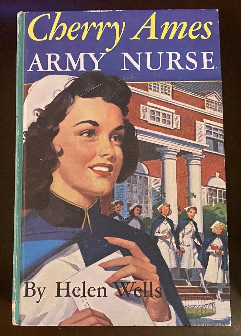 Lots of Vintage Cherry Ames Nursing Books by Helen Wells and Etsy