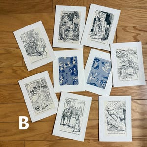 Nancy Drew Cards from Book Illustrations UPCYCLED CARDS #B