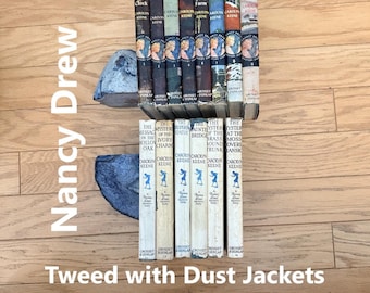 Nancy Drew Books by Carolyn Keene BLUE TWEED with Dust Jackets - Lots to Choose From - Volumes 1-19