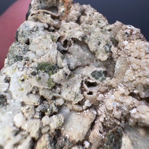 Sällsynta ediningtonitkristaller mineraler naturligt exemplar Moorswood Quarry Disgwylfa hill Lydham Shropshire Storbritannien