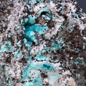 Aurichalcite natural mineral crystal specimen Santa Eulalia Chihuahua Mexico