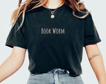 Cadeaus voor boekenliefhebbers, cadeau voor boekenliefhebber, schoolse cadeaus, boekenshirt, shirt met comfortkleuren, leesshirt, cadeau bibliothecaris, boekenclubkleding