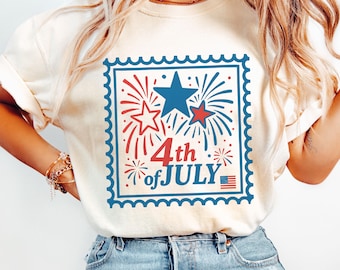 4. Juli Shirts, Womens Fourth ofwitzy Shirt, USA Grafik T-Shirt, Vaterländisches Shirt, Unabhängigkeitstag Shirt, USA T-Shirt, Rot, Weiß und Blau Shirt
