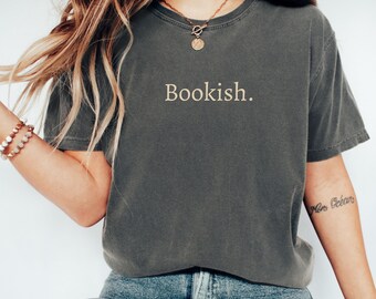 Cadeaus voor boekenliefhebbers, cadeau voor boekenliefhebber, schoolse cadeaus, boekenshirt, comfortkleurenshirt, leesshirt, bibliothecaris cadeau, leesgrage shirt