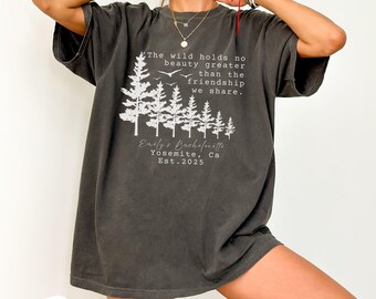 Camping Bach, Personalized Bachelorette gifts, Bridesmaid Shirt, Bridal Party Gift, Custom Bachelorette Shirt, Girls Weekend, Cabin Crew