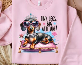 Funny Dachshund Mom Sweatshirt, Doxie Dog Lover Gift