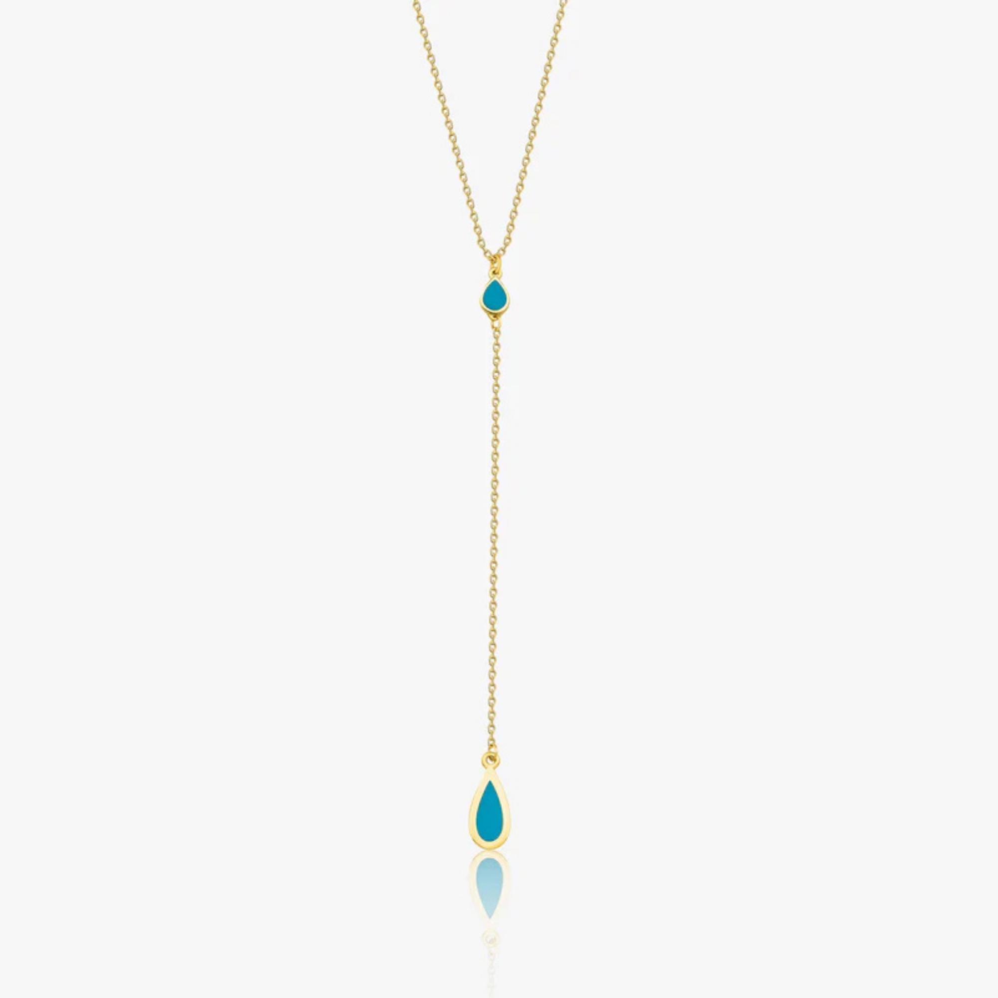 1 pezzo Collana da donna a doppio strato a forma di Y stile europeo e