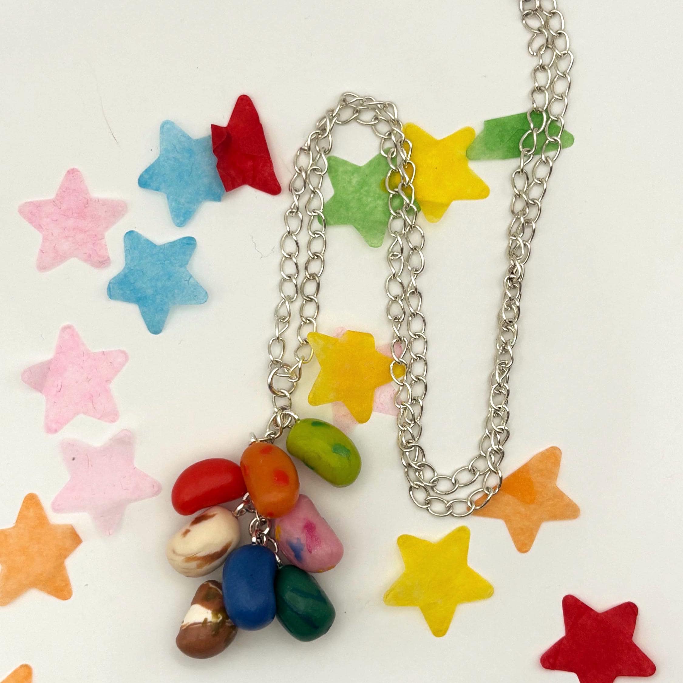 Jelly Bean Necklace - Etsy