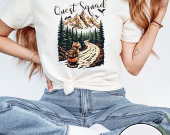 Broccoli Quest Squad Tee: Dragon Riders Comfort Colors Shirt
