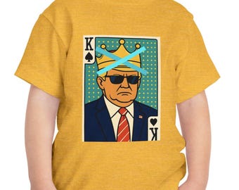 Maglietta per bambini No Kings Toddler Protest: maglietta per bambini attivista anti-Trump