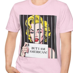Marilyn Monroe t-Shirt Arrest Tee protest Trump T-Shirt Retro Marilyn Monroe Art Pop Culture Marilyn Statement Tee Gift Anti Trump Tshirt
