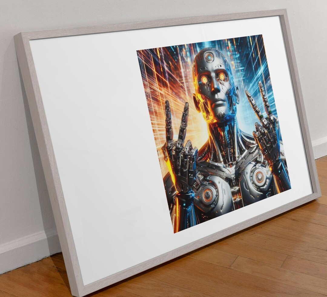 Future Robot Tells Us How to Live in the Future Digital Art