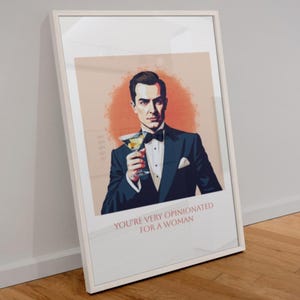 Póster de arte de pared vintage con temática de licor, decoración del hogar, impresión inspiradora, regalo de arte de cóctel para ella, póster de cóctel retro divertido, impresión de arte vintage