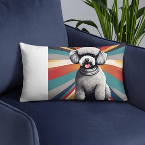 Custom Dog Decor Living Room Pillow Home Decor Lumbar for Sofa Custom Dog Pillow Your Dog Here Custom Dog Home Accent Personalized Pet Gift