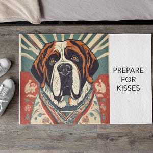 Custom Dog Doormat Entry Rug Doormat With Your Breed of Dog Created by us Personalized Doormat for Dog Lovers Custom Home Gift With Your Dog