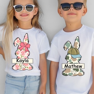 Ostern benutzerdefinierte Shirt, süßes Häschen Kleinkind T-Shirt, Ostern Familien Reise Shirt, Kinder Ostern T-Shirt, personalisierte Ostern Shirt, süßes Ostern Shirt