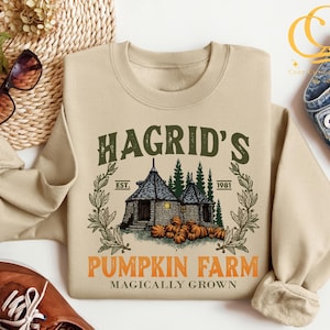 AEARGIV Still-Sweatshirt Damen - Hagrid's Kürbis-Farm Design Mit Reißverschluss