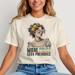 More Pride Less Prejudice Shirt, LGBTQ Shirt, Proud Ally Shirt, Pride Month Shirt, LGBTQ Gift, Pride Month Tee,Proud Ally Shirt,Pride Parade