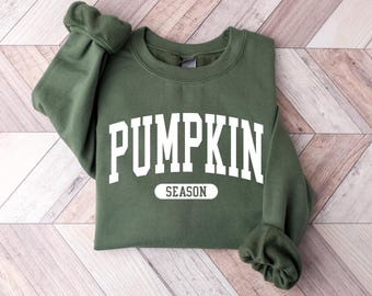 Pumpkin Season Sweatshirt, Thanksgiving Gift Fall Gifts, Autumn Sweatshirt,Cute Fall Sweatshirt, Halloween Sweatshirts,Retro Fall Sweatshirt