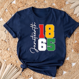 1865 Juneteenth Shirt, Afro Woman Shirt, Juneteenth Shirt, Freedom Shirt, African American Juneteenth Shirt, History shirt, gift for her