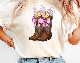 Howdy Easter T-shirt, Cowboy Easter Shirt, Western Easter Shirt, Cute Easter Matching Tee, Howdy Easter Outfit, Cowgirl Easter Gift, Women