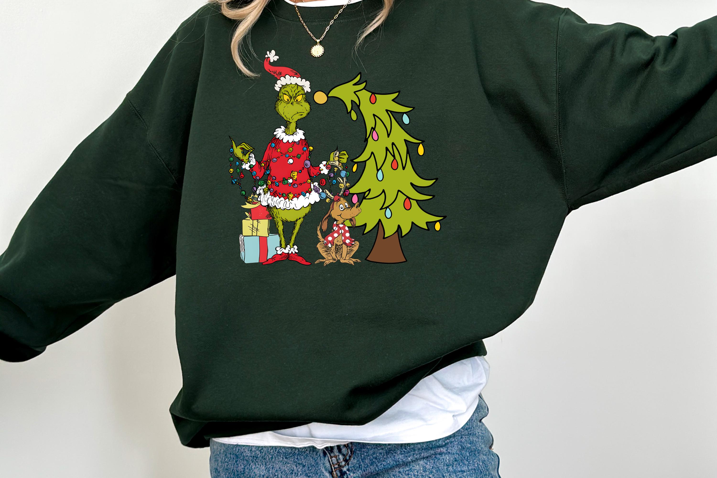 Grinch Sweat-shirt/robe/couverture Unisexe Vert Avec Capuche, Snuddie Avec Poches - Maison