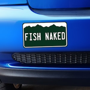 Fish Naked - Small Colorado Bumper Sticker