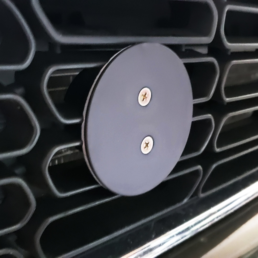 Mini cooper grill badge holder deals