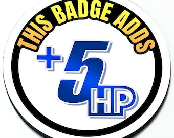This Badge Adds +5 HP - Magnetic Grill Badge for MINI Cooper
