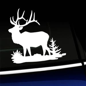 Bull Elk Full Body - Decal