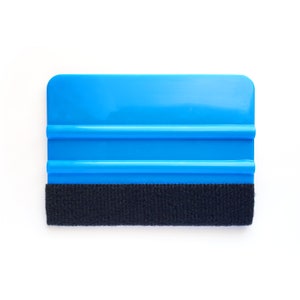 Blue Squeegee with Felt Edge