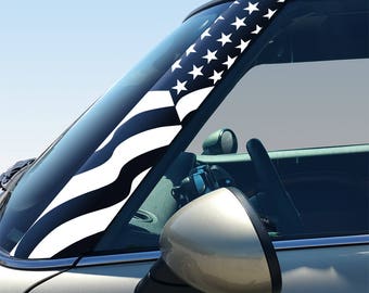 US Flag A Pillar Graphics - Set of 2 Decals for MINI Cooper R50 R52 R53 R55 R56 R57 R58 R59 R60 R61 F54 F56 F57 F55 F60 F65 U25