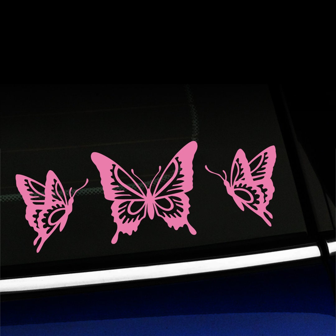 Butterfly Trio Decal