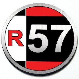 R57 - Grill Badge for 2nd Gen MINI Cooper Convertible 2009-2015